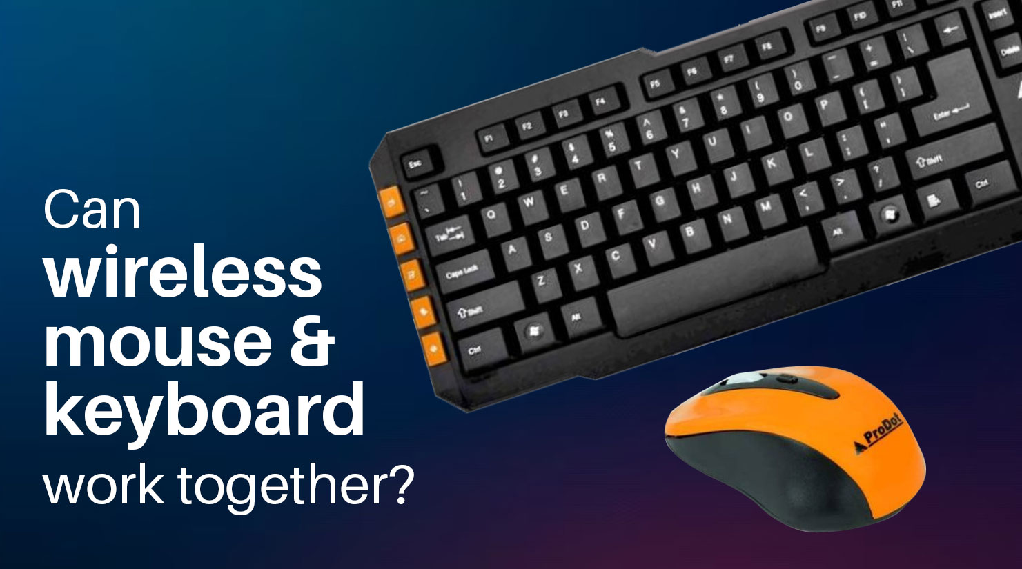 can wireless mouse and keyboard work together