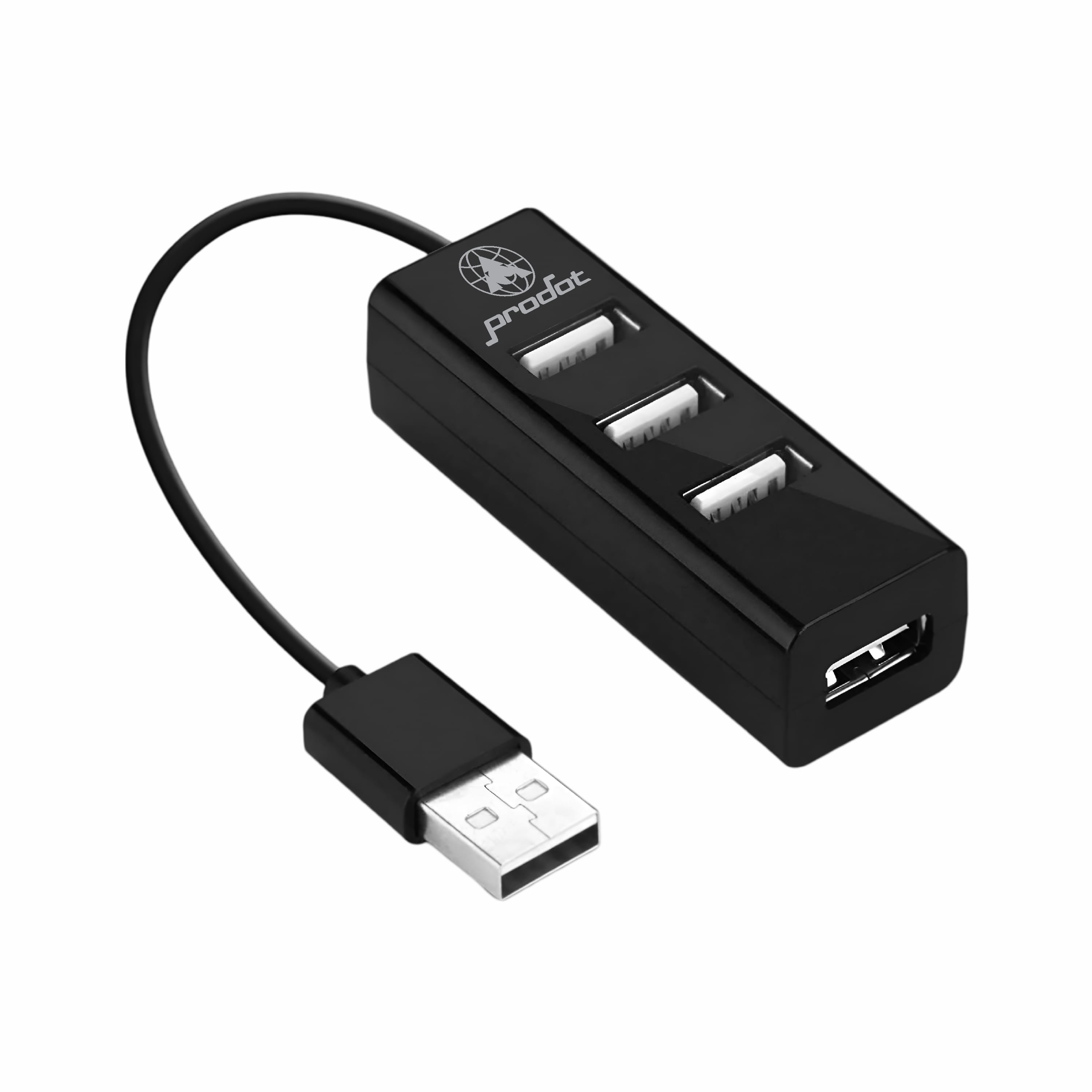 Prodot Konnect 4 Port USB 2.0 Hub with data transfer rate of upto 480Mbps