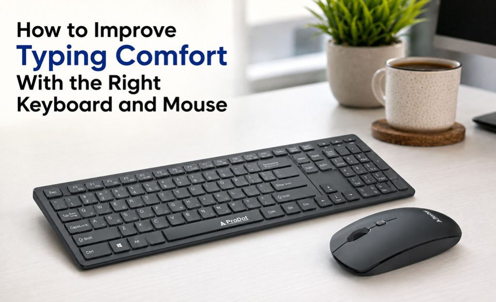 How To Improve Typing Comfort With The Right Keyboard And Mouse